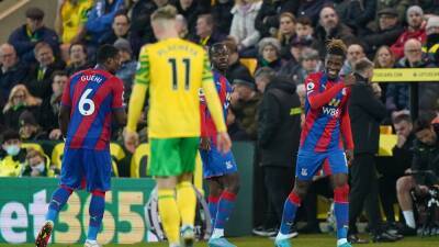Idah with an assist, Zaha scores and misses penalty as Norwich and Crystal Palace share the spoils