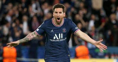 Lionel Messi led PSG stars' celebrations after drawing Real Madrid in Champions League