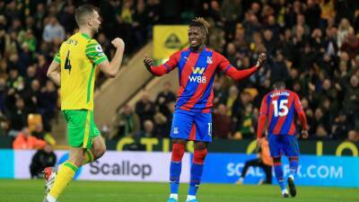 Norwich 1-1 Crystal Palace: Points shared at Carrow Road as Wilfried Zaha scores stunner and misses penalty