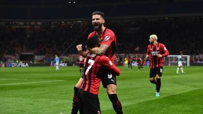 AC Milan 4-0 Lazio: Olivier Giroud brace sees Rossoneri ease into semi-finals with comfortable win