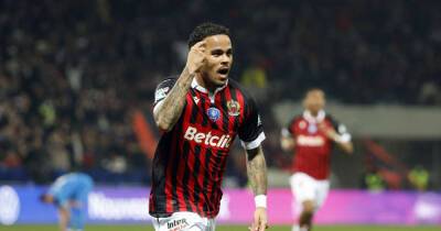 Soccer-Kluivert double propels Nice into cup semi-finals