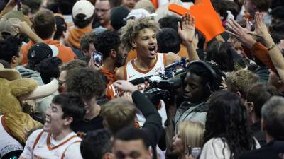 Big 12 fines Texas $25,000 for fans storming court - foxnews.com - state Texas - state Kansas