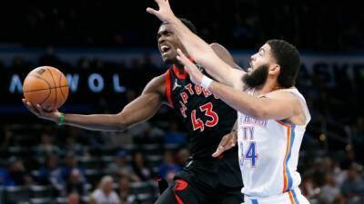 Raptors top Thunder for seventh straight win