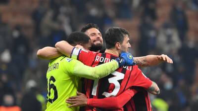 Olivier Giroud Double Leads AC Milan To Italian Cup Rout Of Lazio