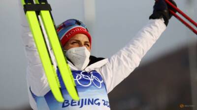 Therese Johaug - Cross-country skiing: Norway's Johaug powers to stunning gold in 10km classic - channelnewsasia.com - Russia - Finland - Norway - China - Beijing