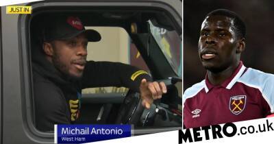 West Ham forward Michail Antonio questions reaction to Kurt Zouma cat-attack video