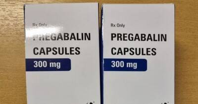 Police arrest man and seize boxes of 'Pregabalin' tablets in crackdown on black market prescription drugs