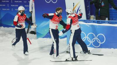 US make history by winning first ever Winter Olympics mixed team aerials in freestyle skiing