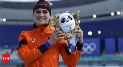 Winter Games - Winter Olympics: Dutchwoman Schouten scoops second gold in 5000m - timesofindia.indiatimes.com - Germany - Netherlands - Canada - Beijing - Czech Republic -  Sochi -  Salt Lake City -  Vancouver