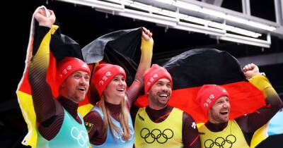 Medals update: Germany wins third straight luge mixed relay gold in Beijing 2022