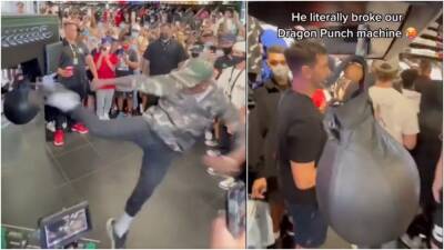 Robert Whittaker - UFC's Israel Adesanya broke a punch machine with vicious kick in January - givemesport.com - state Texas - Israel