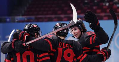 Eric Staal - Canada lay down marker in opening win over Germany - olympics.com - Germany - Canada - Beijing - Jordan