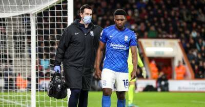Lee Bowyer - Teden Mengi injury update as Manchester United loanee forced off during Birmingham loss - manchestereveningnews.co.uk - Manchester - Birmingham