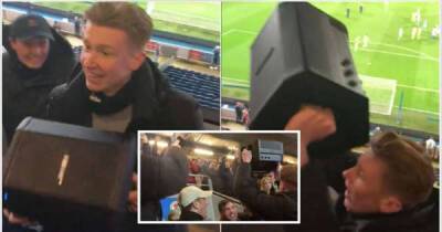Nottingham Forest: Video shows away end fans dancing to Depeche Mode played via boombox [video]