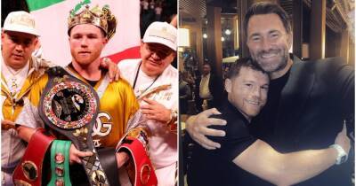 Eddie Hearn - Floyd Mayweather - Canelo Alvarez - Oscar De-La-Hoya - Gennady Golovkin - Dmitry Bivol - Saul Alvarez - Canelo close to two-fight deal with Eddie Hearn to face Dmitry Bivol and Gennady Golovkin - givemesport.com - Russia - Mexico