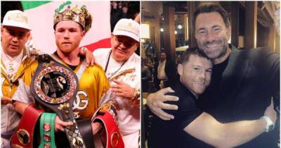 Eddie Hearn - Floyd Mayweather - Oscar De-La-Hoya - Gennady Golovkin - Dmitry Bivol - Canelo Alvarez close to signing two-fight deal with Eddie Hearn worth more than £63million - msn.com - Russia - Mexico