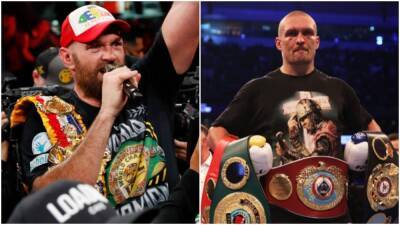 Tyson Fury labels Oleksandr Usyk 'a pumped-up middleweight' after collapse of undisputed title fight