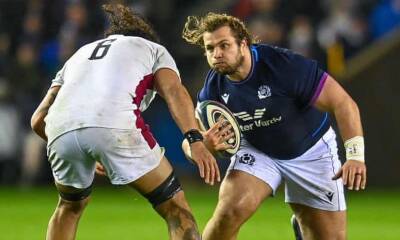 Gregor Townsend - Wayne Pivac - Rory Sutherland - Stuart Macinally - Scotland follow Springboks’ lead and change entire front row for Wales clash - theguardian.com - Britain - Scotland - South Africa - Ireland -  Dublin