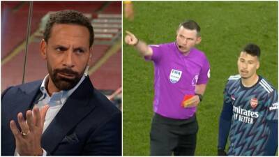 Martinelli red card: Rio Ferdinand was not happy with decision to send off Arsenal star