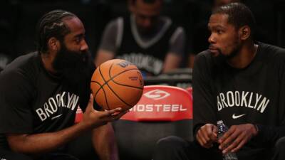 Kevin Durant avoids selecting James Harden in All-Star draft, happy Nets 'got guys who want to be part of this' in trade