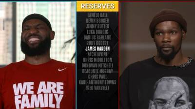 James Harden - Kevin Durant - Joel Embiid - Rudy Gobert - Charles Barkley - Ben Simmons-James Harden trade puts Kevin Durant in awkward spot during NBA All Star draft - abc.net.au - Usa -  Karl-Anthony -  Philadelphia -  Durant