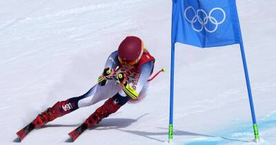 Mikaela Shiffrin finishes 9th in super-G in 3rd Olympic race