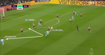 Man City's breathtaking 34-pass move vs Brentford was one of the best the Etihad has ever seen