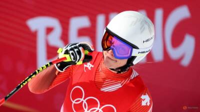 Switzerland's Gut-Behrami wins gold in super-G