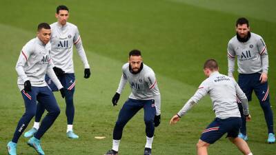 Lionel Messi, Neymar and Kylian Mbappe train with PSG ahead of Rennes game - in pictures