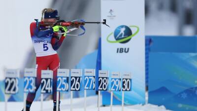 Marte Olsbu Roeiseland wins her third medal of the games with gold in biathlon sprint at Beijing 2022 - eurosport.com - Norway - Beijing