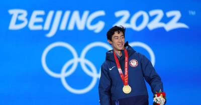 Nathan Chen's golden day: On Elton John, his Olympic 'power pose' and that mid-program smile