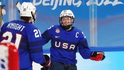 U.S. women's hockey team outlasts Czech Republic in quarterfinals at Beijing Olympics