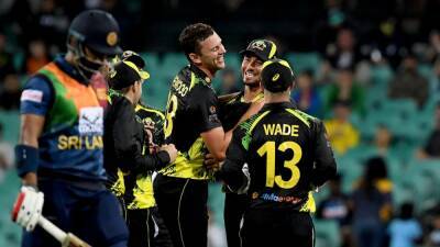 Pat Cummins - Justin Langer - Mitchell Starc - Josh Hazlewood - Aaron Finch - Matthew Wade - Adam Zampa - Andrew Macdonald - Josh Hazlewood Takes Four As Australia Beat Sri Lanka In Opening T20I - sports.ndtv.com - Australia - Sri Lanka