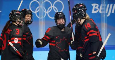 Brianne Jenner - Sarah Fillier - Marie Philip Poulin - Canada's women signal intent with 11-0 drubbing of Sweden to reach semis - olympics.com - Sweden - Finland - Switzerland - Usa - Canada - Beijing - Czech Republic - Japan