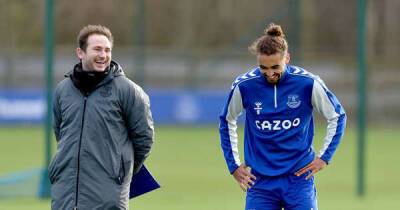 Four things spotted in Everton training as Dominic Calvert-Lewin all smiles and Ashley Cole hands-on
