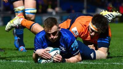 Leo Cullen - Josh Murphy - Ross Byrne - Jamie Osborne - Max Deegan - Leinster Rugby - Leinster up to second in the URC after their depth proves too good for Edinburgh - rte.ie - Scotland