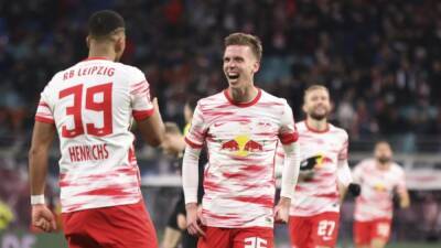 Dani Olmo - Christopher Nkunku - Leipzig down Cologne to move up in league - 7news.com.au - Germany