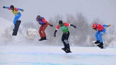 Peter Rutherford - Lindsey Jacobellis - Snowboarding-US veterans win gold in snowboard cross mixed team event - channelnewsasia.com - Italy - Usa - Australia - Canada - China - Beijing - county Park