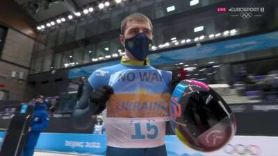 ‘No War in Ukraine’ – IOC won’t punish skeleton athlete Vladyslav Heraskevych for ‘peace’ sign at Winter Olympics - eurosport.com - Britain - Russia - Ukraine - Usa - Beijing