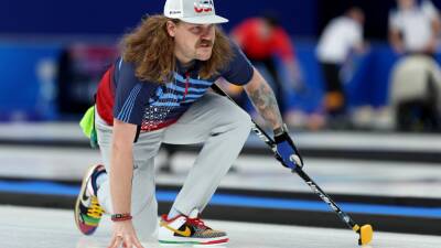 Winter Olympics 2022 - Team USA's 'rockstar' Matt Hamilton and his 'wild' multi-coloured curling shoes