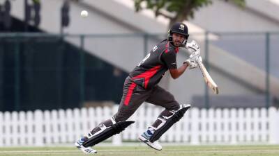 Rohan Mustafa - Chirag Suri's latest milestone drives UAE to T20 victory against Nepal - thenationalnews.com - Australia - Uae - Ireland - Oman - Nepal -  Muscat