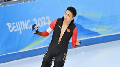 Winter Olympics 2022 - Gao Tingyu wins speed skating 500m in Olympic record time, GB's Cornelius Kersten comes 25th