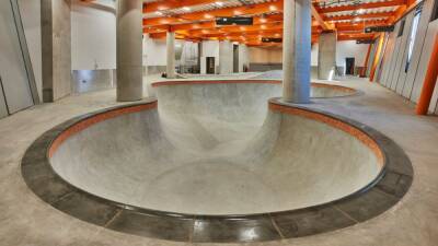 Así está quedando el primer skatepark de 5 pisos del mundo