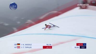 Skier Tamara Tippler makes astonishing save to avoid huge 70mph crash in Winter Olympics downhill