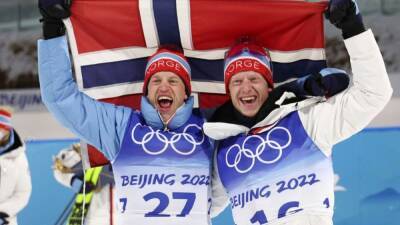 Olympics - Biathlon - Brotherly love as Boes bag gold and bronze for Norway