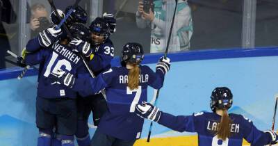 Olympics - Ice hockey-Finland defeat Japan 7-1, set up semi-final rematch with U.S