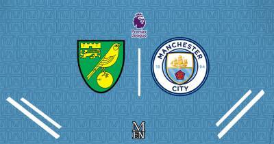 Norwich vs Man City LIVE early team news, goal and score updates from Premier League clash