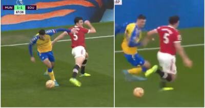 Man Utd's Harry Maguire mocked after Armando Broja turns him inside-out