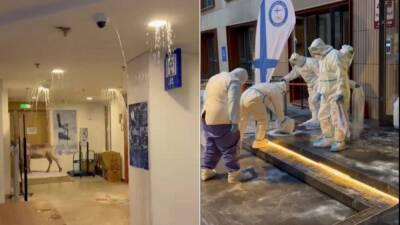 Massive water leak in Finland’s Winter Olympics athlete quarters adds to organisers’ woes