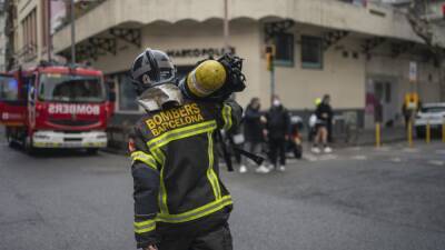 Un incendio en un hotel de Barcelona deja nueve heridos